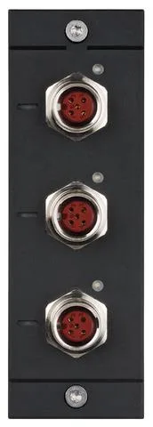 Euchner MSM-1-R-DA-SISISI-H1-165628 Submodule MSM-1-R (3 x M12 plug connectors for OSSD safety switches)