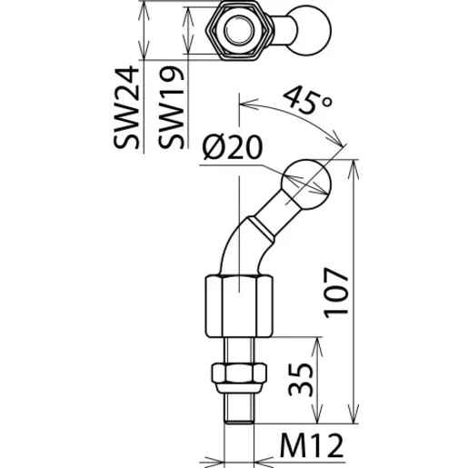Dehn + Söhne KFP 20 W45 M12 35SSM