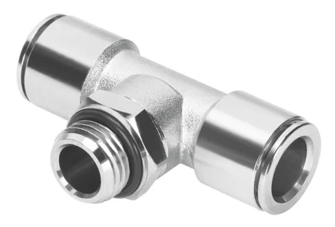 Festo NPQM-T-G38-Q8-P10 T-Çabuk Bağlantı Rakoru