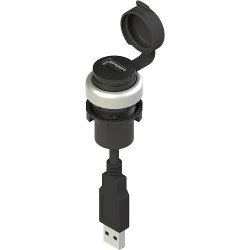 Pizzato E2 1USB9CN3 USB socket 20 EROUND series