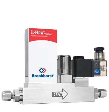 Bronkhorst EL-FLOW Prestige FG-201CS High Performance Mass Flow Controller with Integrated Shut-Off Valve
