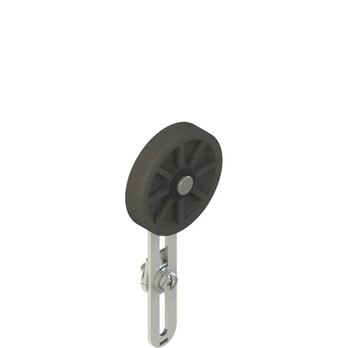 Pizzato VF L35-R26 Adjustable lever with rubber roller, 50 mm diameter