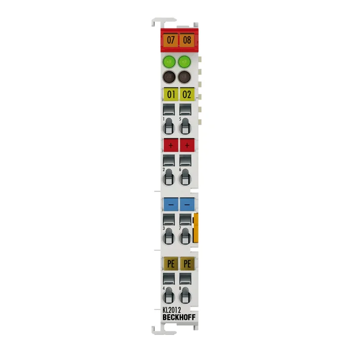 Beckhoff KL2012 Bus Terminal, 2-channel digital output, 24 V DC, 05 A