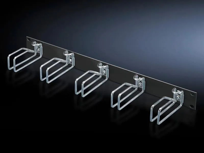 Rittal DK 7257.005 DK Kablo yönetim paneli, 19", 1U, 105x43mm
