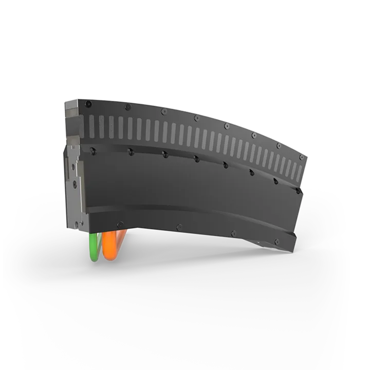 Beckhoff AT2021 Motor module, 225° curved segment, with connection cables for infeed