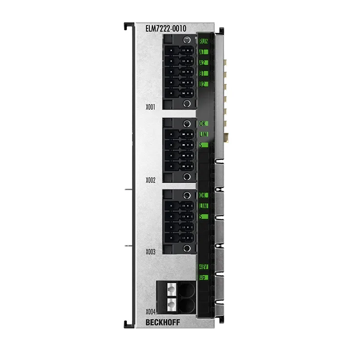 Beckhoff ELM7222-0010 EtherCAT Terminal, 2-channel motion interface, servomotor, 48 V DC, 8 A, OCT