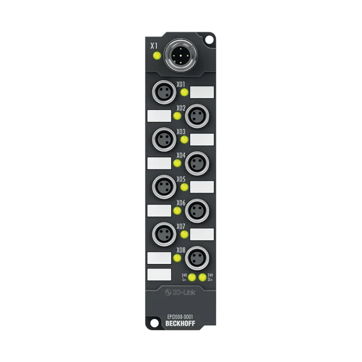 Beckhoff EPI2008-0001 IO-Link box, 8-channel digital output, 24 V DC, 05 A, M8