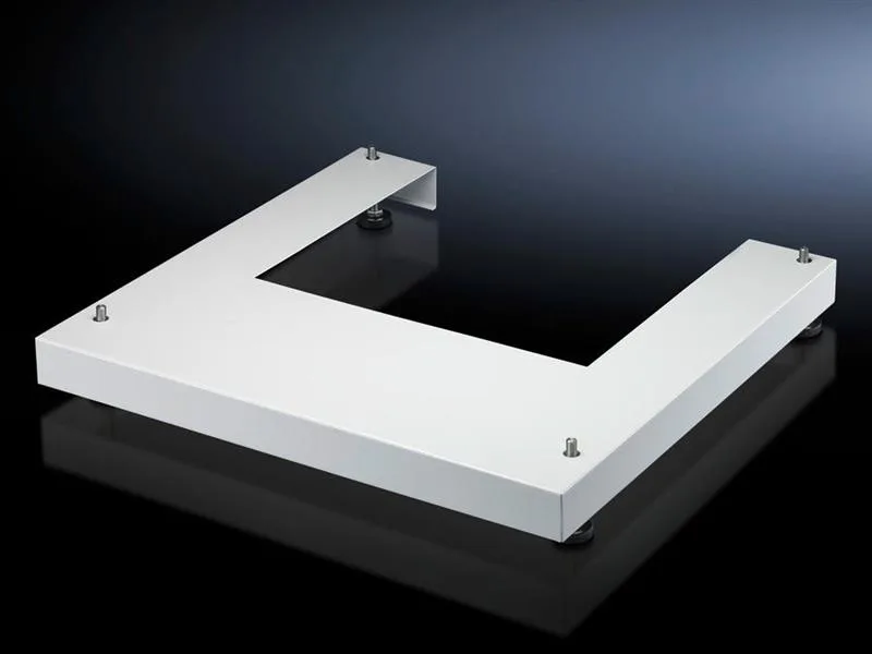 Rittal DK 7507.755 DK base/plinth for FlatBox, W x D: 700 x 700 mm, RAL 7035
