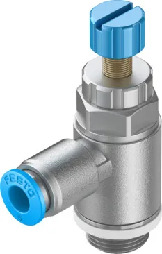 Festo GRLA-1/4-QS-8-RS-D Tek yönlü akış kontrol valfleri
