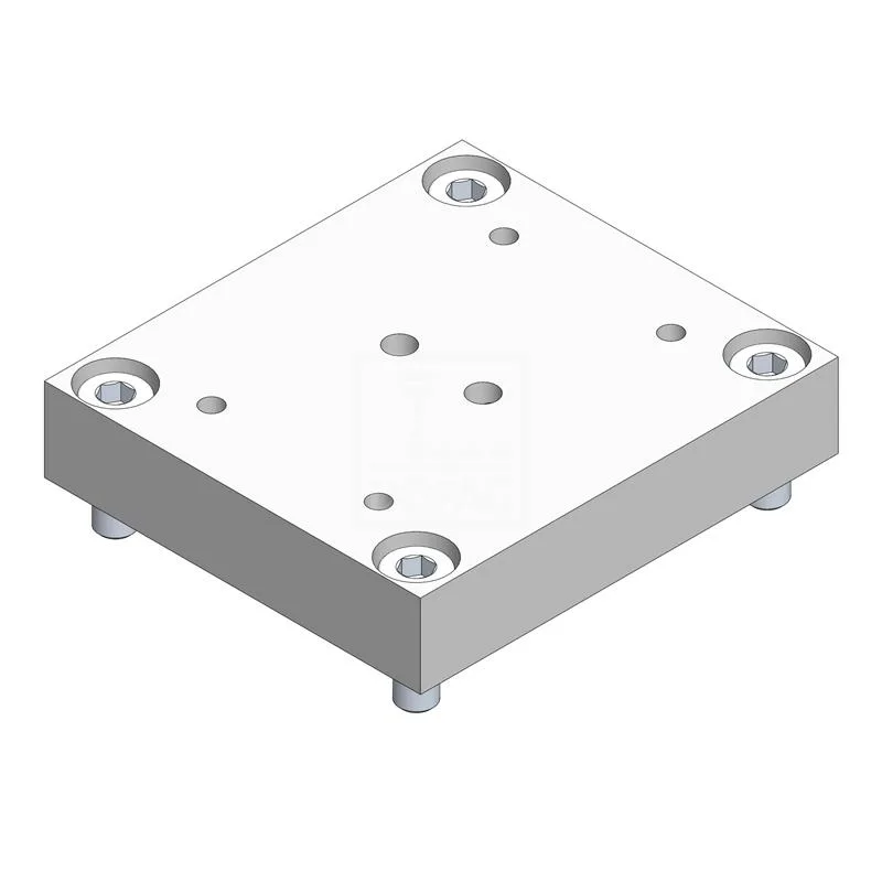 Dopag 480.01.20 Adaptor plate M8 (72x84 mm) to M6 (40x70 mm)