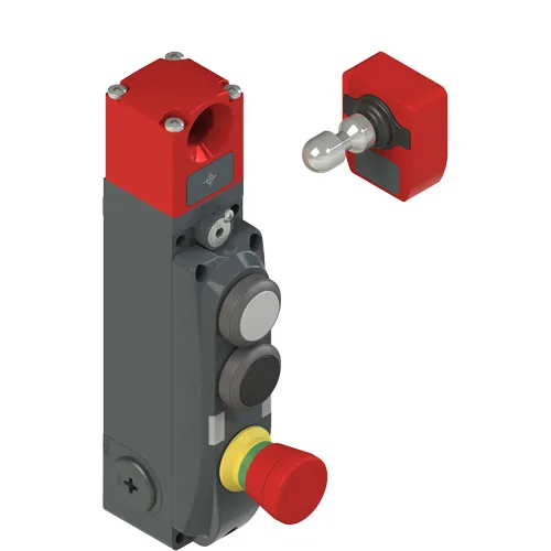 Pizzato NG 2D1D321D-F30 NG series safety switch with lock and integrated control devices, with actuator