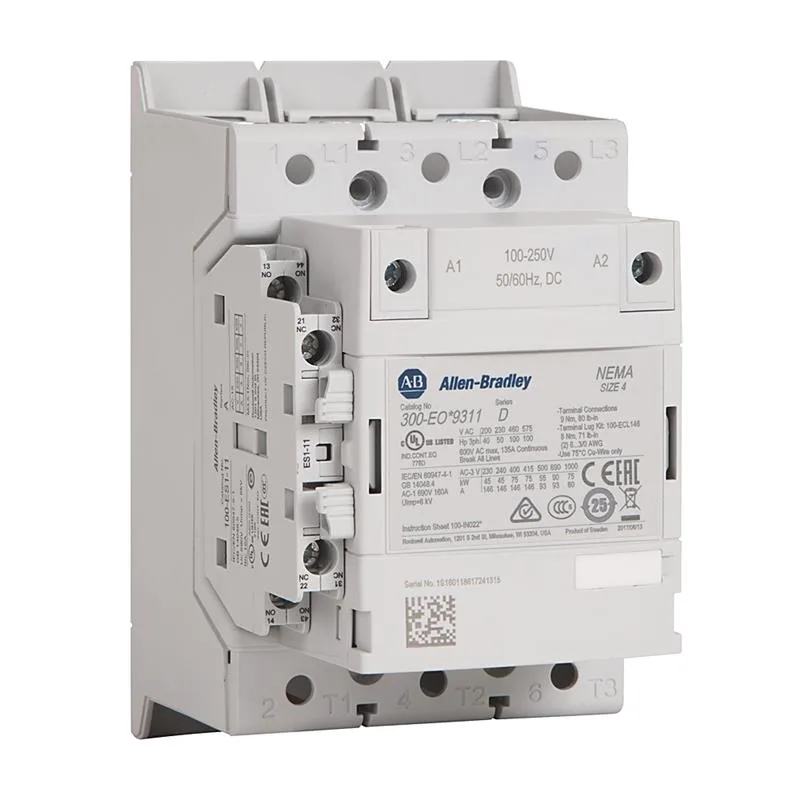 Allen Bradley 300-EOEN9311 NEMA Size 4 Contactor Bus Bar Conn PLC