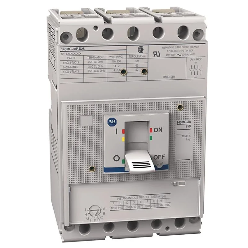 Allen Bradley 140MG-J8P-D22 140MG 225A J Frame Motor Ckt Protector