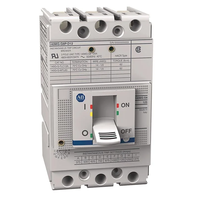 Allen Bradley 140MG-G8P-D10 140MG 100A G Frame Motor Ckt Protector