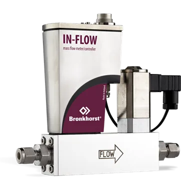 Bronkhorst LOW-ΔP-FLOW F-202EI Mass Flow Controller for low pressure drop or corrosive gas service