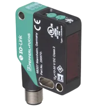Pepperl+Fuchs OBG8000-R200-2EP-IO-V1 Retroreflective sensor with polarization filter for clear object detection