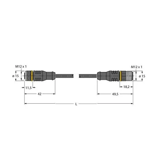 Turck RKC5T-2-RSC5T/TXL