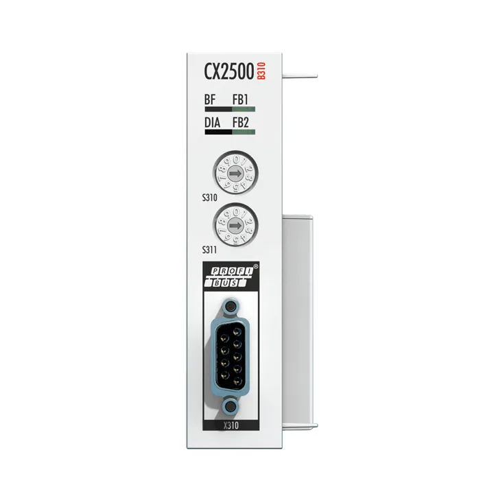 Beckhoff CX2500-B310 Fieldbus slave module PROFIBUS for CX20xx, CX52x0, CX53x0, CX56x0