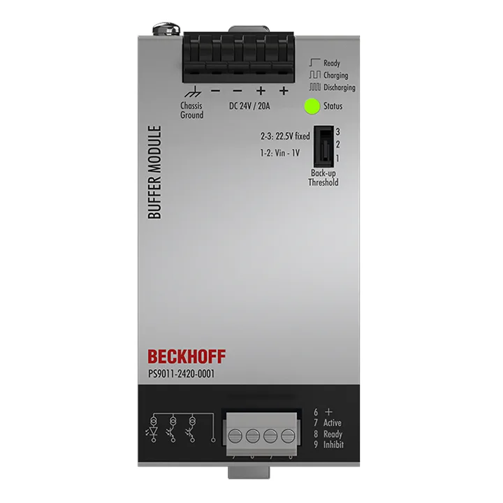 Beckhoff PS9011-2420-0001 Buffer module PS9000; output: 24 V DC, 20 A, 200 ms; input: 24 V DC