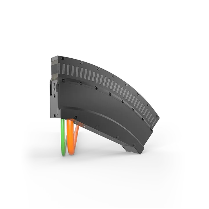 Beckhoff AT2041 Motor module, 45° curved segment, with connection cables for infeed