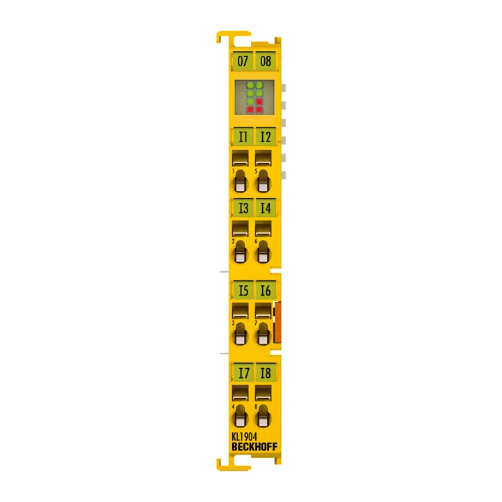 Beckhoff KL1904 Bus Terminal, 4-channel digital input, 24 V DC, TwinSAFE