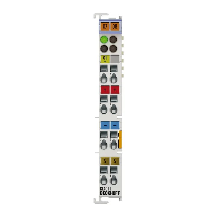 Beckhoff KL4011 Bus Terminal, 1-channel analog output, current, 0…20 mA, 12 bit, single-ended