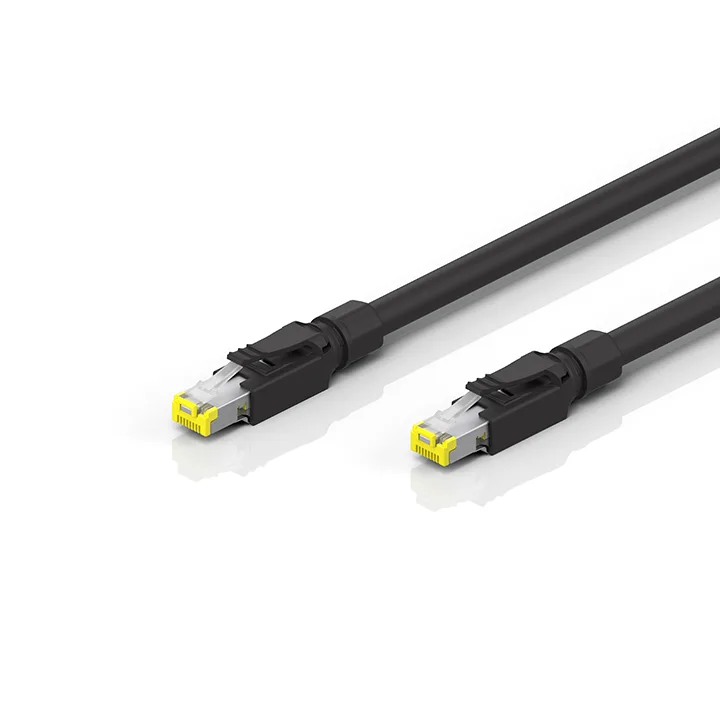 Beckhoff C9900-K671...K682 CP-Link 4 cable, shielded, PVC, 4 x 2 x AWG23/7, fixed installation, black, Cat6A