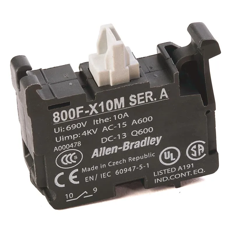 Allen Bradley 800F-X10M Contact Block