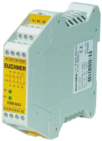 Euchner ESM-BA302 Basic device ESM-BA3, 3 safety contacts, 1 auxiliary contact, cat 4