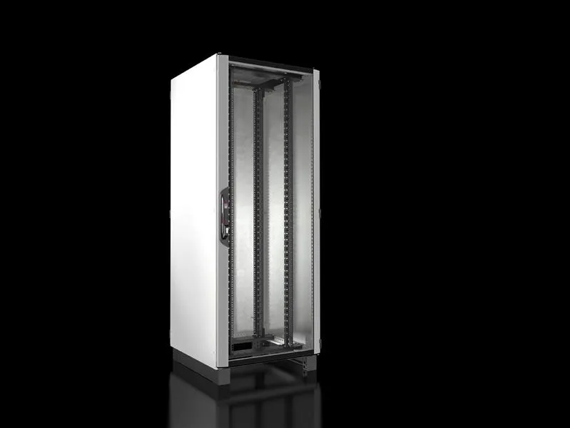 Rittal VX 5307.154 VX IT, 19" mounting angles, standard, front and rear, glazed door, WHD: 800 x 2100 x 800 mm, 42 U, pre-configured