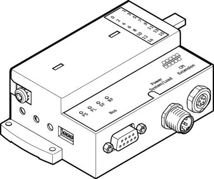 Festo CPVSC1-AE16-DP Command unit