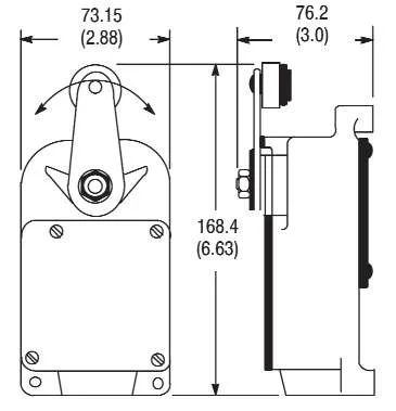 Allen Bradley 801-ASC25 General Purpose Limit Switch