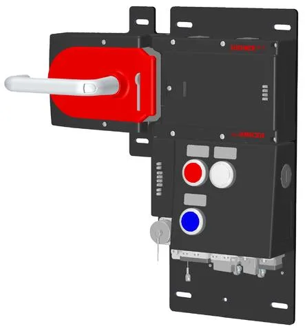 Euchner MGB-L1HB-PNC-L-115139 Locking set MGB-L1-PN (guard locking by spring force) with 3 control elements, push-pull plug, RC12