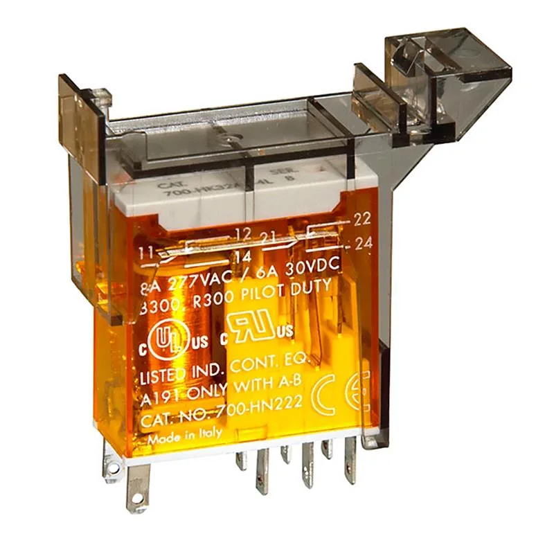 Allen Bradley 700-HN227 DIN Rail Mount Adapter - For use with Bulletin 700-HK relays to mount on a DIN Rail without a socket