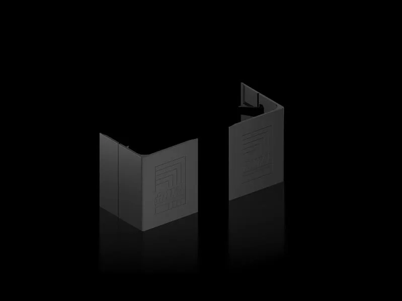 Rittal VX 5051.161 VX cover for base/plinth corner 100 VX25, 1 cover for base/plinth corner left, 1 cover for base/plinth corner right, for base/plinth system (old version)
