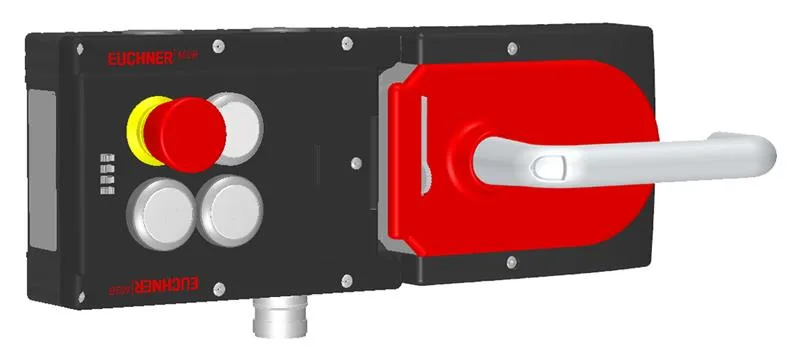 Euchner MGB-L1H-APA-R-121377 Locking set MGB-L1H-APA (guard locking by spring force) with 3 pushbuttons, emergency stop, RC18