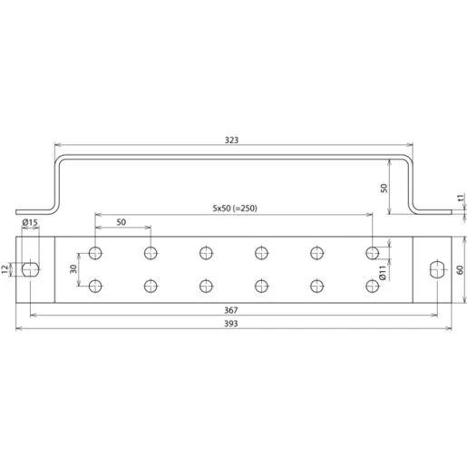 Dehn + Söhne ES 2X6 ASB11 STTZN
