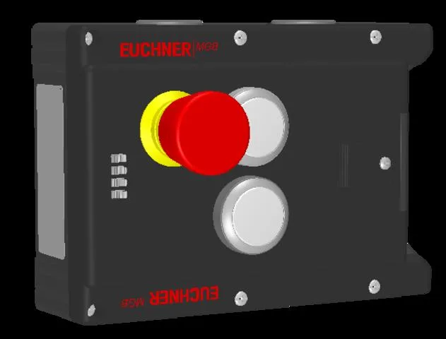 Euchner MGB-L2-ARA-AM3A1-M-R-121237 Locking module MGB-L2-ARA (guard locking by solenoid force) with 2 pushbuttons, emergency stop