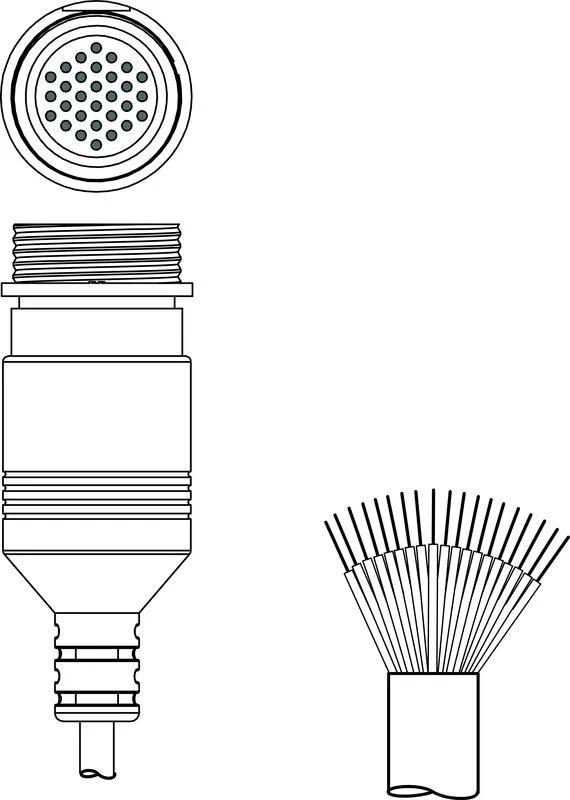Leuze KD S-M30-30A-V1-050 Bağlantı kablosu