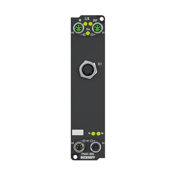 Beckhoff EP6601-0002 EtherCAT Box, 1-port communication interface, Ethernet switch port