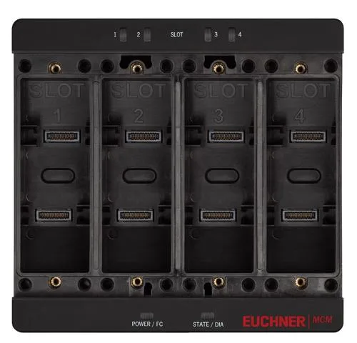 Euchner MCM-MLI-Y00000000-JJ-157854 Expansion module MCM-MLI (module without blanking covers, 4 slots for submodules)