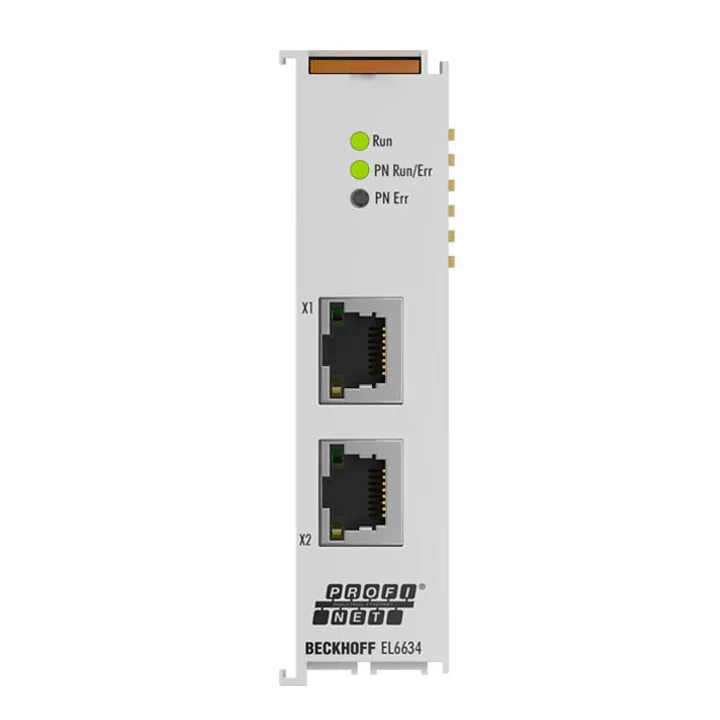Beckhoff EL6634 EtherCAT Terminal, 2-port communication interface, PROFINET IRT, controller