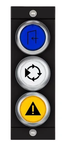 Euchner MSM-1-P-CA-PPP-K3-170572 Submodule MSM-1-P (3 illuminated pushbuttons with symbol)