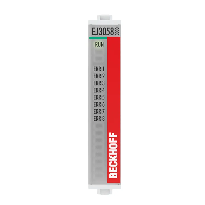 Beckhoff EJ3058 EtherCAT plug-in module, 8-channel analog input, current, 4…20 mA, 12 bit, single-ended
