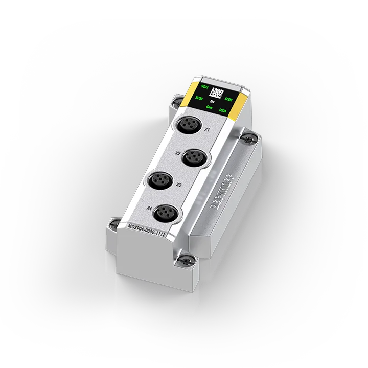 Beckhoff MO2904-0000-1112 I/O module, 4-channel digital output, 24 V DC, 05 A, M12, TwinSAFE, TwinSAFE Logic