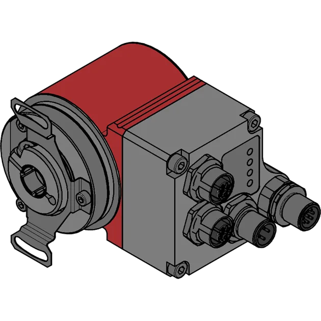 TR Electronic CEH58M-00298 CEH-58M 8192/4096 Profinet EPN+INC 1024 HTL 12H7 4xM12r