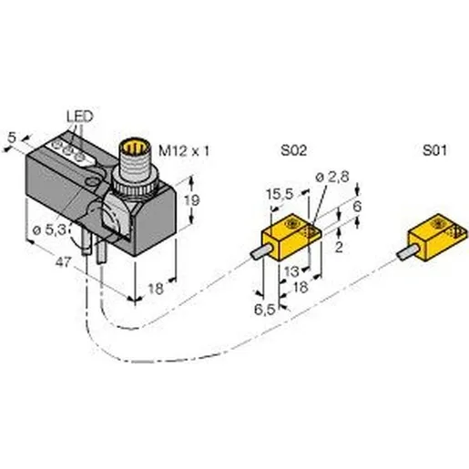 Turck NI2-ISI-0.055-BDS-2AP6X3-H1141/S34