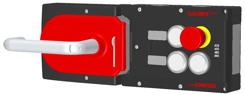 Euchner MGB-L1H-APA-L-137329 Locking set MGB-L1H-APA (guard locking by spring force) with 3 pushbuttons, emergency stop