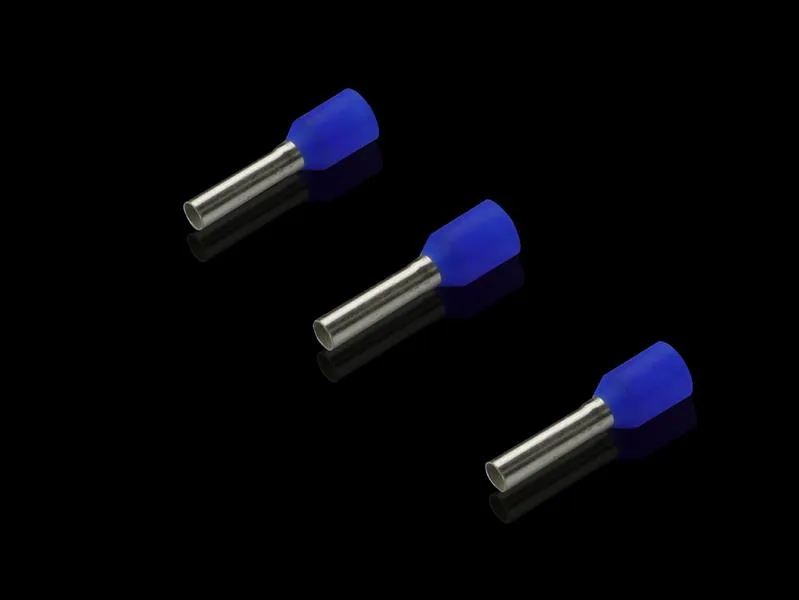 Rittal AS 4050.779 Kablo uç yüksükleri, kablo montajı için, 25 mm², AWG 14, 10 mm, mavi, dökme 500 adet