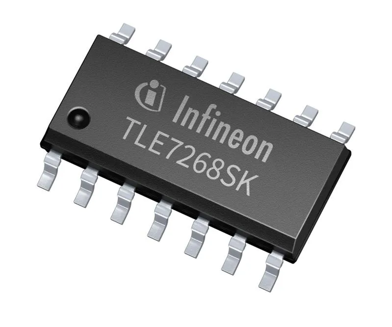 Infineon TLE7268SK The  is ’s second generation DUAL LIN transceiver designed for data transmission rates up to 20 kbps